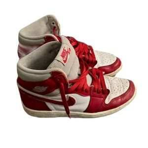 Vintage Air Jordan 1 OG Red/White – Women's Size 7